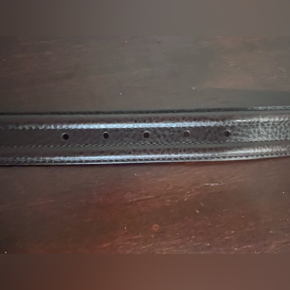 Aurelio Valentino Brown Genuine Leather Belt 36 0111 w/ Silver-Tone Buckle - Picture 4 of 4